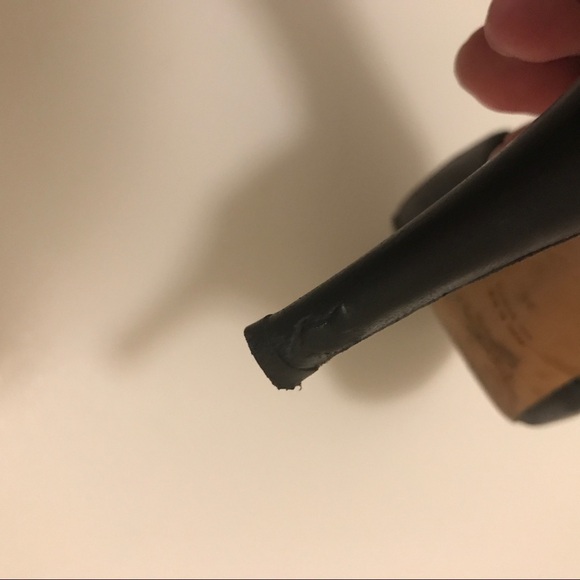 VTG Yves Saint Laurent Zipper Peep Toe Heels - Picture 9 of 10